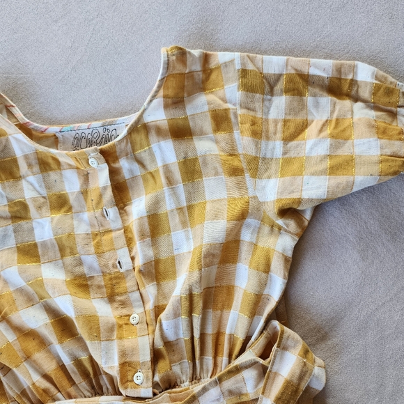 Ace & Jig Georgie Dress In Plaid Fez - Picture 3 of 4